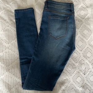Semi-Ripped Blue Jeans